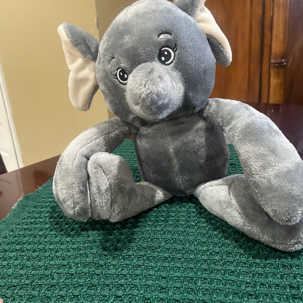 Gray Elephant Plush Toy